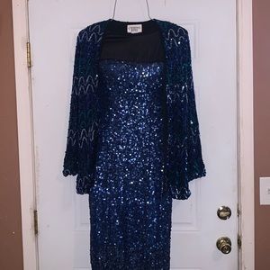 Red Clover Dress and Courtney Jones blazer